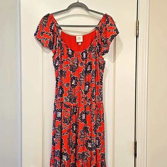 chinese dress ladies Knox Rose Floral Mixed Print Short Sleeve Maxi Dress- Size L – The Saved  Collection main image 0